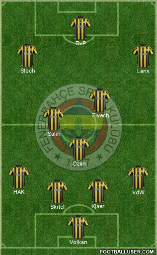 Fenerbahçe SK Formation 2016