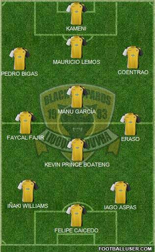 Black Leopards Formation 2016