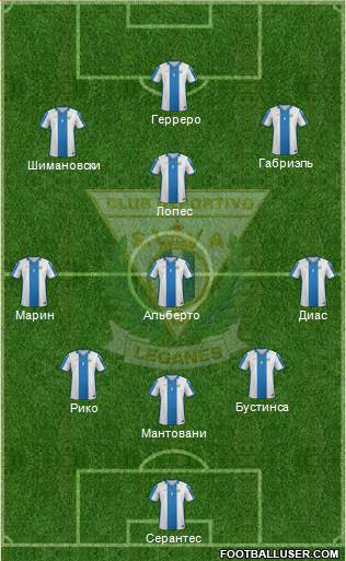 C.D. Leganés S.A.D. Formation 2016