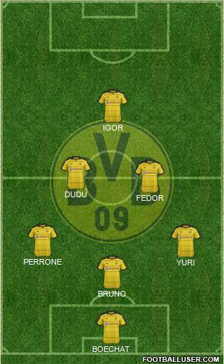Borussia Dortmund Formation 2016
