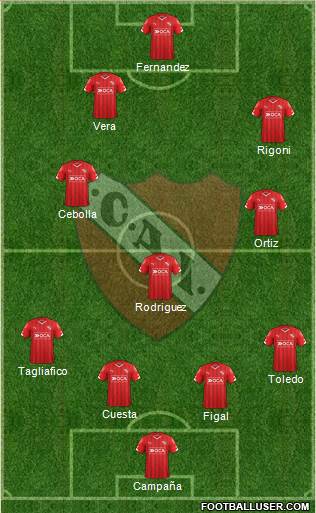 Independiente Formation 2016