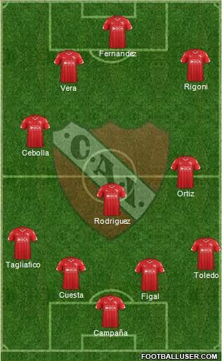 Independiente Formation 2016