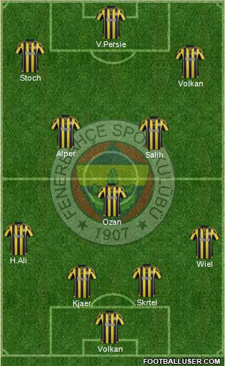 Fenerbahçe SK Formation 2016
