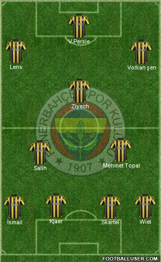 Fenerbahçe SK Formation 2016