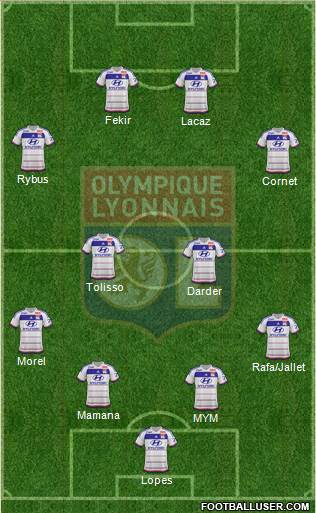 Olympique Lyonnais Formation 2016