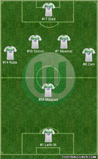 VfL Wolfsburg Formation 2016