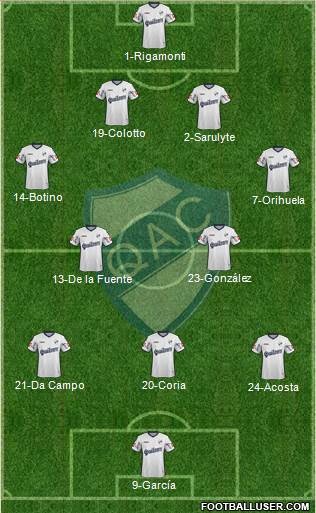 Quilmes football formation