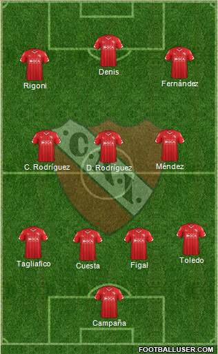 Independiente Formation 2016