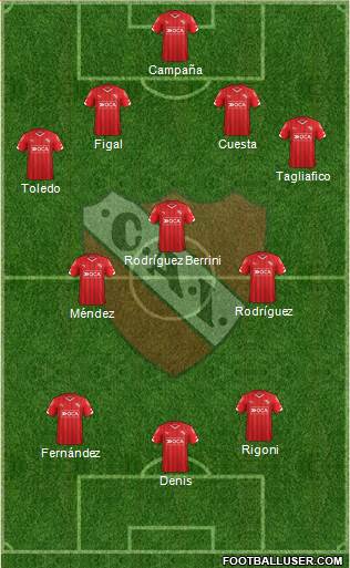 Independiente Formation 2016