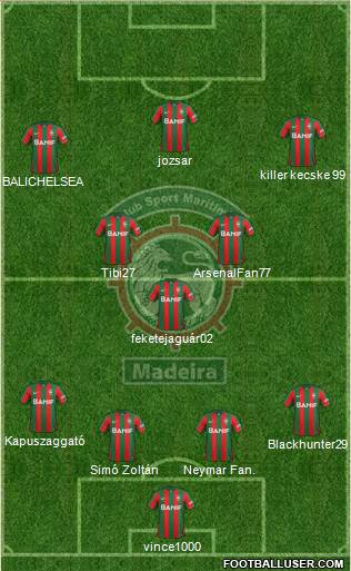 Clube Sport Marítimo - SAD Formation 2016