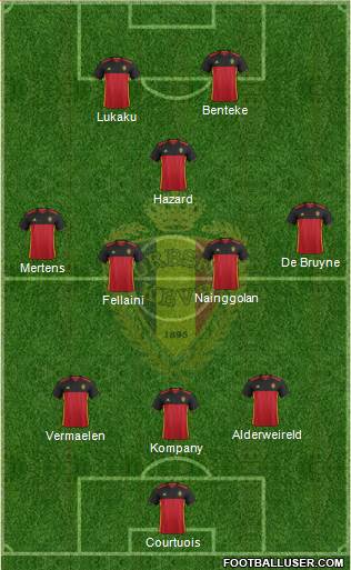 Belgium Formation 2016