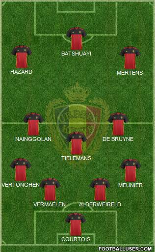 Belgium Formation 2016