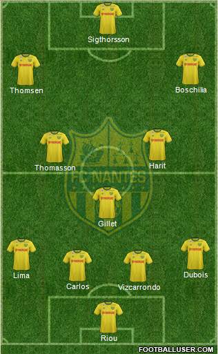 FC Nantes Formation 2016