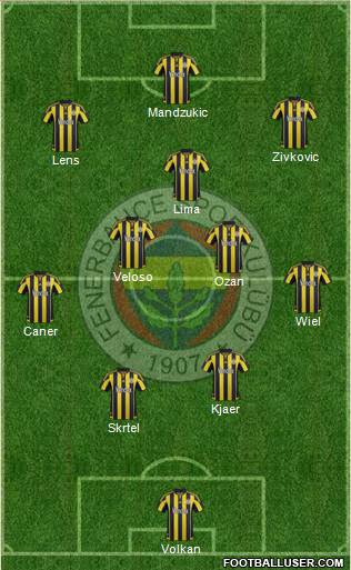 Fenerbahçe SK Formation 2016