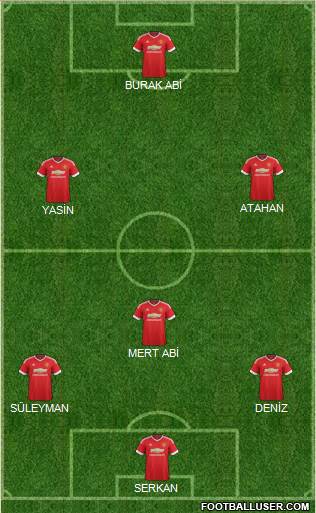 Manchester United Formation 2016