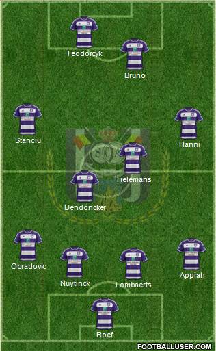 RSC Anderlecht Formation 2016