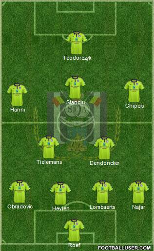 RSC Anderlecht Formation 2016