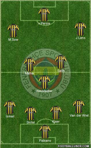 Fenerbahçe SK Formation 2016