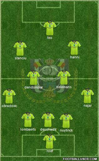 RSC Anderlecht Formation 2016