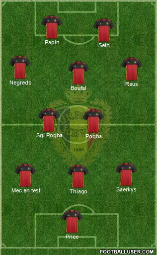 Belgium Formation 2016