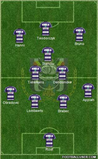 RSC Anderlecht Formation 2016