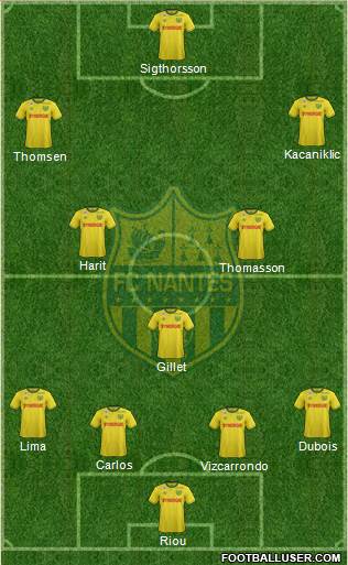 FC Nantes Formation 2016