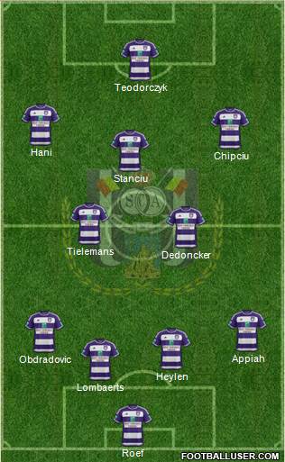 RSC Anderlecht Formation 2016