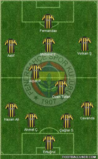 Fenerbahçe SK Formation 2016