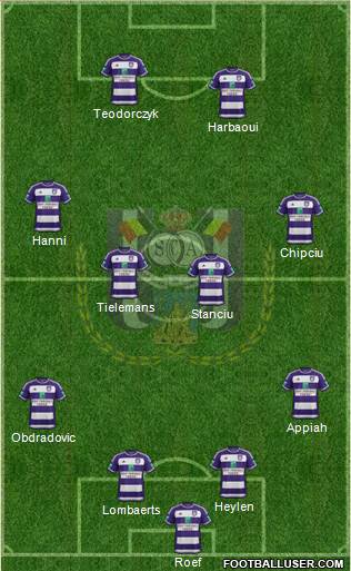 RSC Anderlecht Formation 2016
