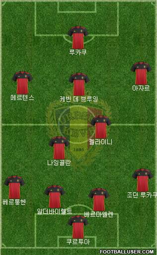 Belgium Formation 2016