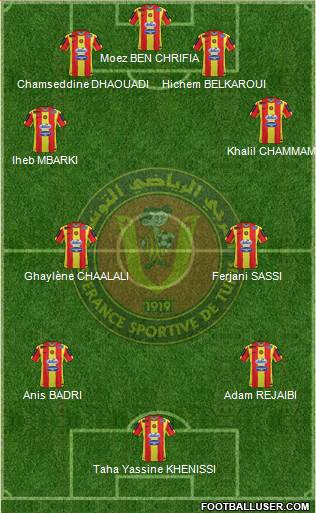 Espérance Sportive de Tunis football formation