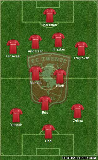 FC Twente Formation 2016