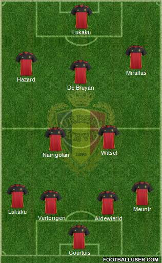 Belgium Formation 2016