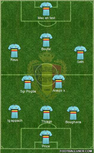 Belgium Formation 2016