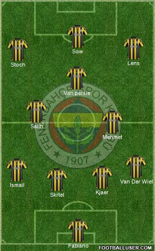 Fenerbahçe SK Formation 2016