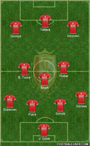 R Standard de Liège Formation 2016