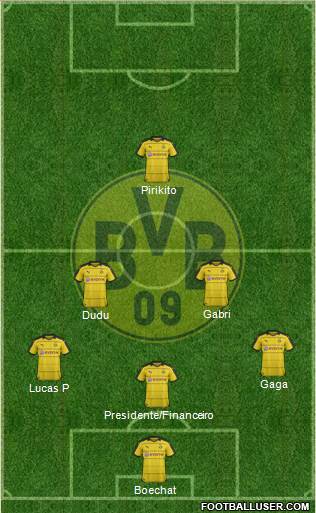Borussia Dortmund Formation 2016
