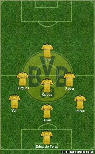 Borussia Dortmund Formation 2016
