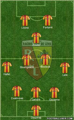 Racing Club de Lens Formation 2016