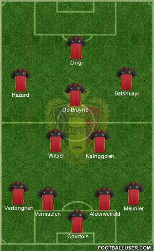 Belgium Formation 2016