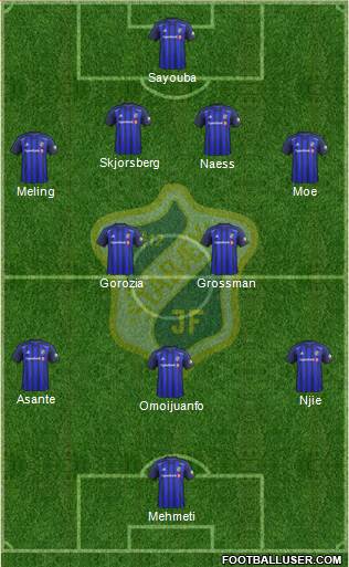 Stabæk Fotball Formation 2016