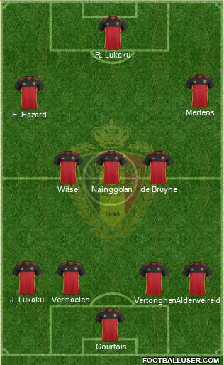 Belgium Formation 2016