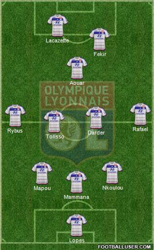 Olympique Lyonnais Formation 2016