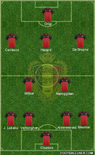 Belgium Formation 2016