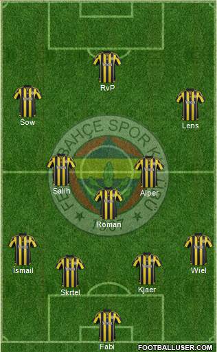 Fenerbahçe SK Formation 2016