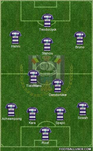 RSC Anderlecht Formation 2016