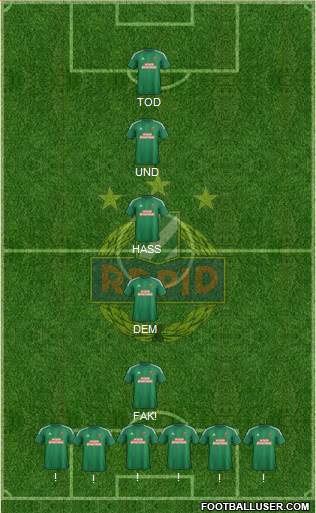 SK Rapid Wien Formation 2016