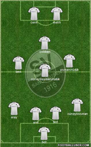 SV Sandhausen Formation 2016