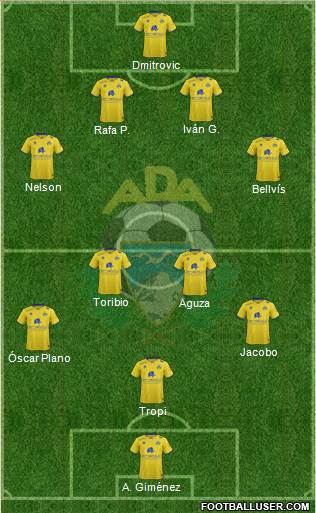 A.D. Alcorcón Formation 2016