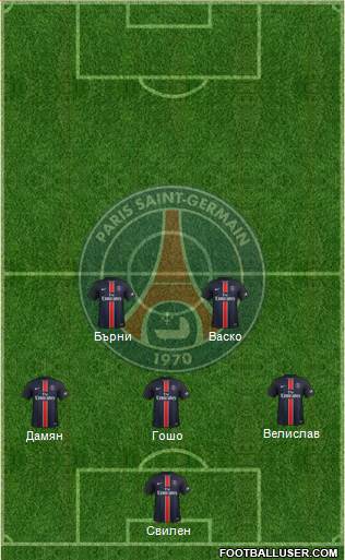 Paris Saint-Germain Formation 2016